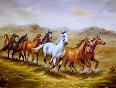 unknow artist Horses 014 oil painting image